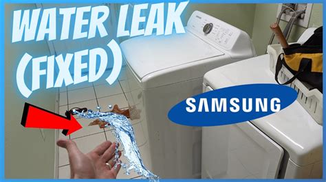 samsung front load washer leaking from bottom of door|Samsung Front